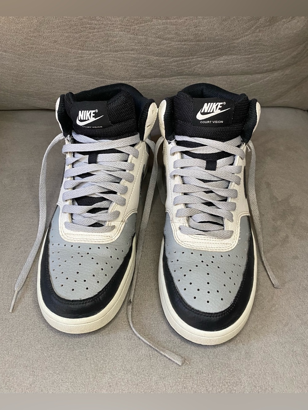 Nike Court Vision Mid Shoes Mens Mid Top Sneakers